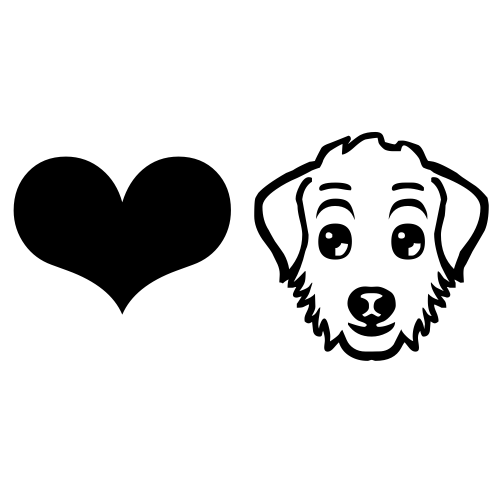 ❤🐶 Emoji Domain black and white Symbola rendering